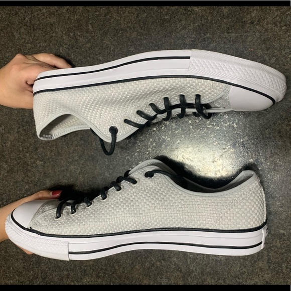 Converse Bone White Woven Weave Mesh Light - Picture 2 of 5